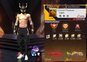 Sudip Sarkar free fire uid 2026