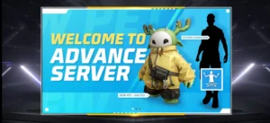 free fire advance server welcome banner