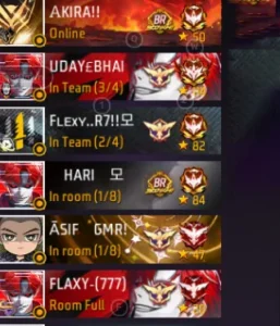 unique name for Free Fire 