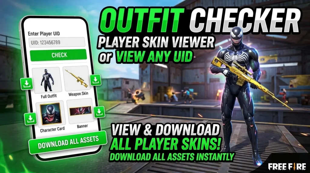 free fire outfit checker tool image thumbnail