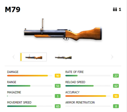 free fire m79 gun