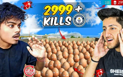 Highest Kills in free fire youtube thumbnail