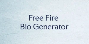 Free Fire Bio Generator