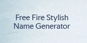 Create Nicknames for Free Fire