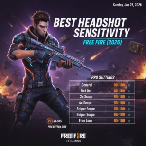 Best Headshot Sensitivity Settings in Free Fire 2026