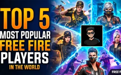 Top 5 Most Popular Free Fire Players in the World image thumbnail