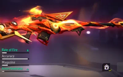 free fire awm gun skin crimson firehorn