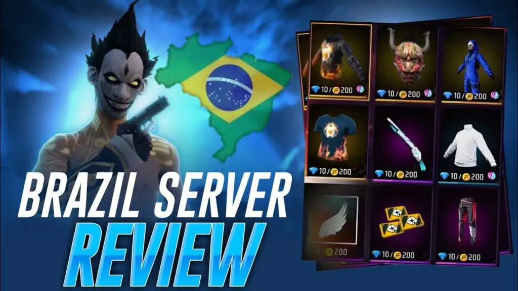free fire brazil server id