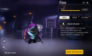 free-fire-finn-pet