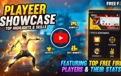 free fire player showcase