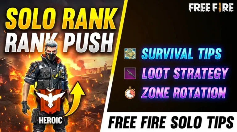 Solo Rank Push Tips Free Fire