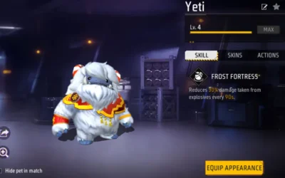 Free Fire Yeti Pet — Frost Fortress Ability & Full Guide