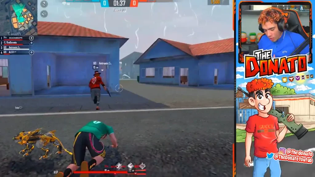 the donato live free fire gameplay