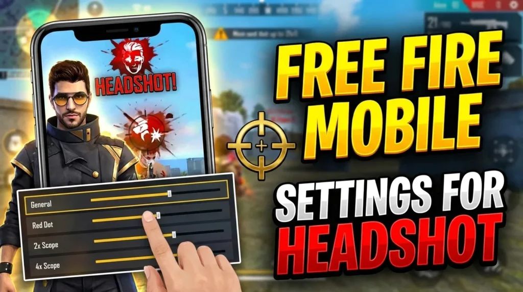 Free Fire Mobile Settings for Headshot