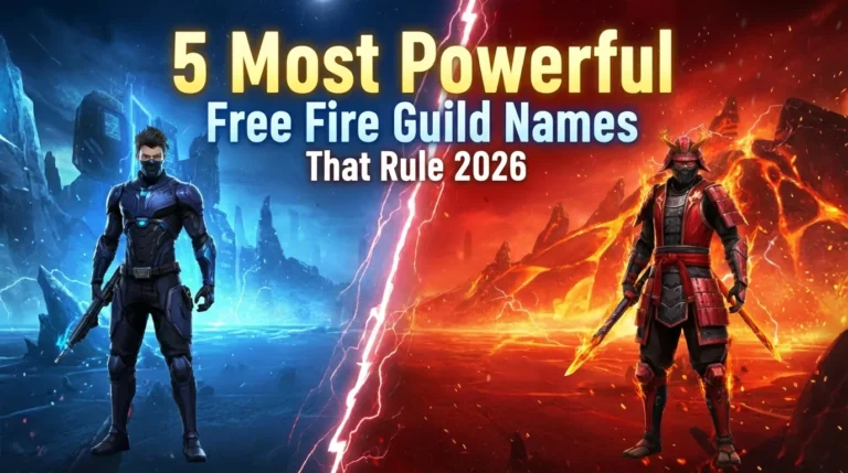 5 Most Powerful Free Fire Guild Names That Rule 2026