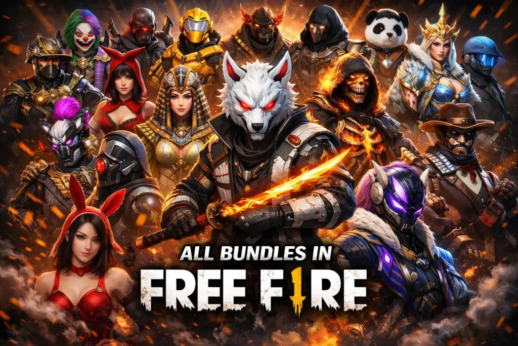 all bundles in free fire - wallpaper