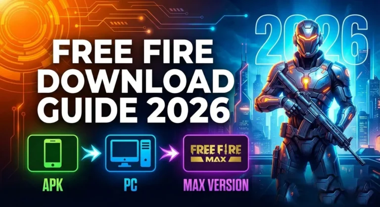 Free Fire Download Guide 2026 – APK, PC & MAX Version