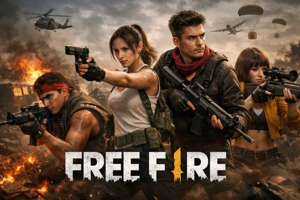 free fire ai generated image