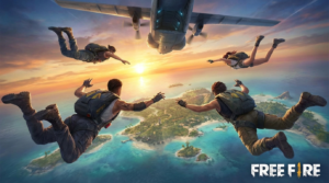 jumping-from-plane-free-fire-4k-wallpaper