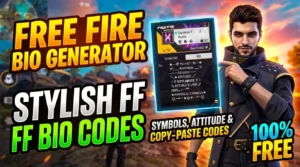 Free Fire Bio Generator – Stylish FF Bio Codes Online
