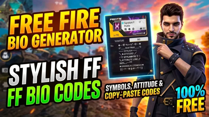 Free Fire Bio Generator – Stylish FF Bio Codes Online