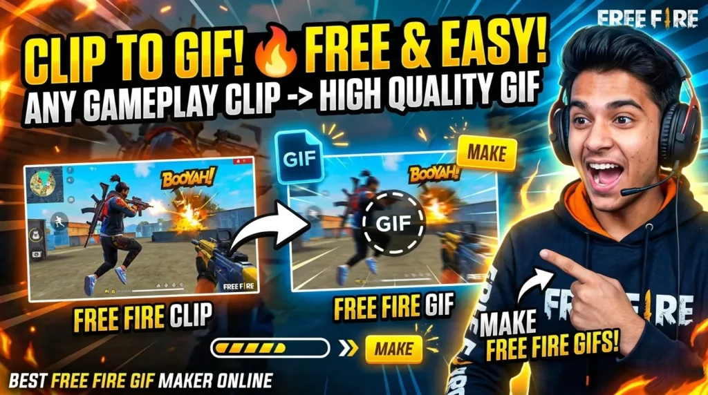 Free Fire GIF Maker – Create Gameplay GIFs Online Free