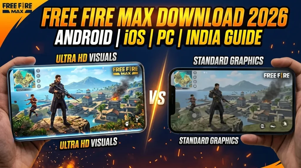 Free Fire MAX Download APK 2026 — Android, iOS & PC