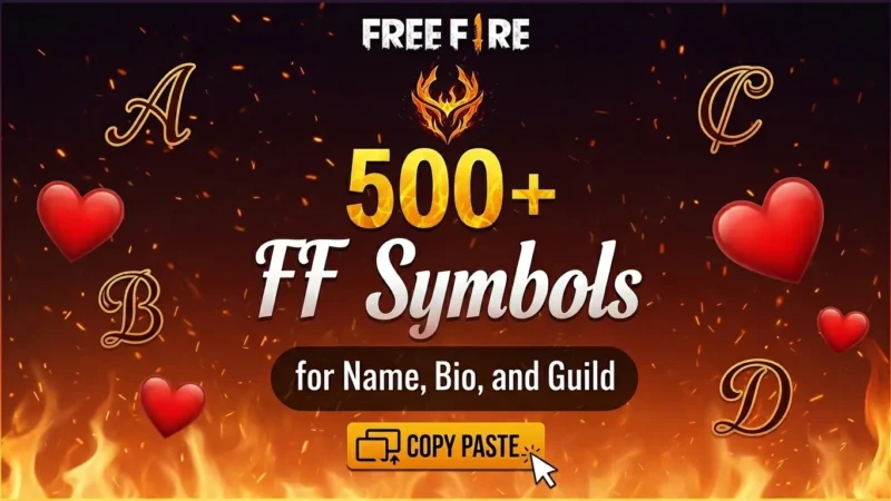 Free Fire Symbols Copy Paste image thumbnail