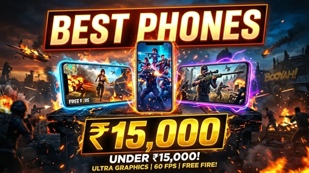 5 Best Phones for Free Fire Under ₹15,000 2026