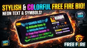 Free Fire Bio – 200+ Best Ideas, Colour Codes & Copy Paste Bios 2026