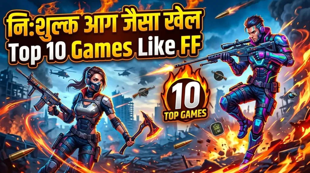 Free Fire Jaisa Game — Top 10 Games Like FF