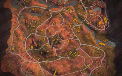 free fire kalahari map image