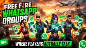 Free Fire WhatsApp Group Links 2026 (Members Can Chat!)