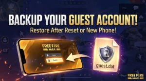 How to restore Free Fire MAX guest account