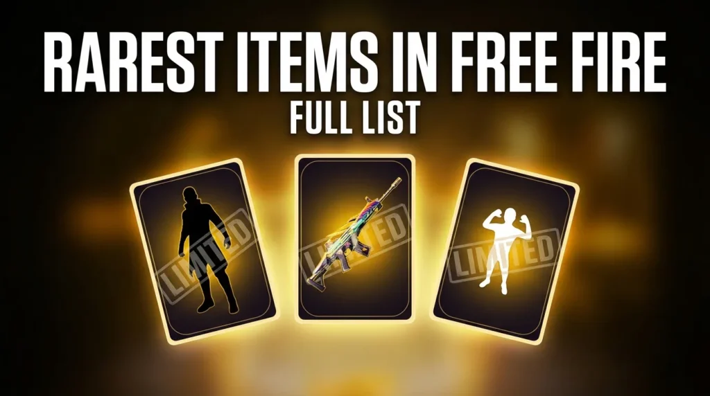Most Rare Items in Free Fire: Full List + Why They’re Gone
