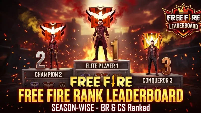 Free Fire Rank Leaderboard Season wise