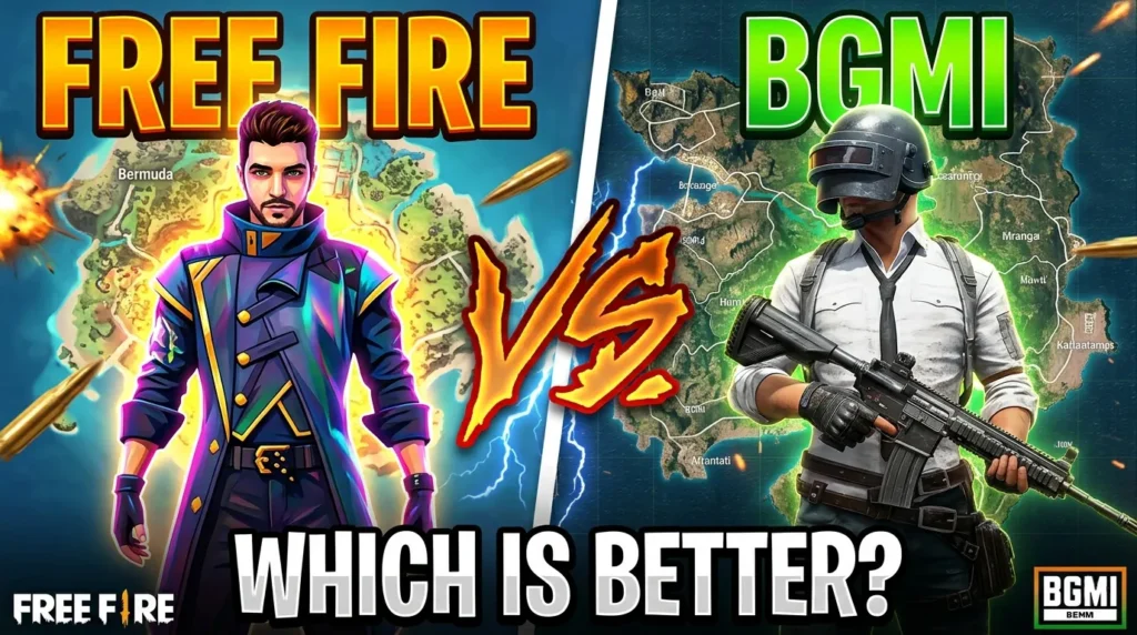 Free Fire vs BGMI Honest Comparison