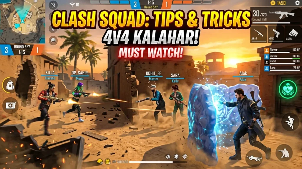 Free Fire Clash Squad Tips to Win CS Rank in 2026