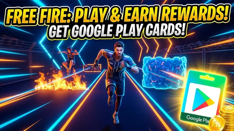 Play a Free Fire Obstacle Game Online & Earn Google Play Coins