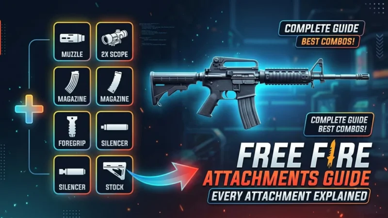 Free Fire Attachments Guide thumbnail image