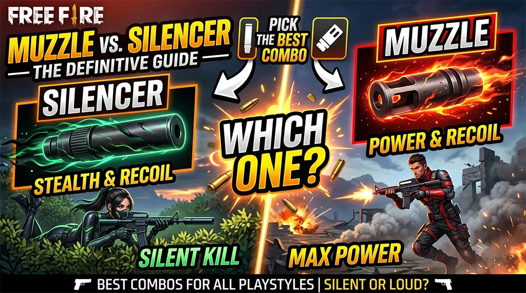 Free Fire Muzzle Suppressor – Everything You Need to Know