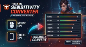 Free Fire Sensitivity Converter – DPI to In-Game Settings