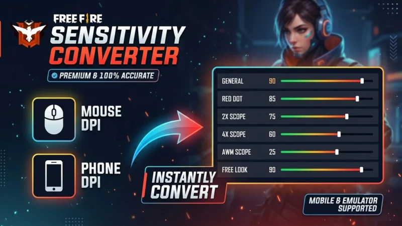 Free Fire Sensitivity Converter – DPI to In-Game Settings