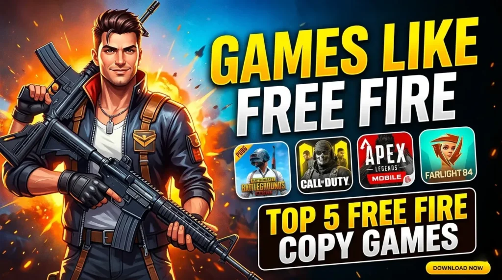 Top Games Like Free Fire – Best Free Fire Copy Games