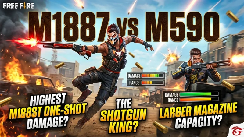 M1887 vs M590 Free Fire – Which Shotgun Is Better?