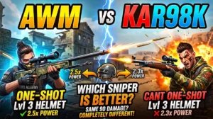 AWM vs Kar98k Free Fire – Which Sniper Is Better?