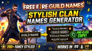 Free Fire Guild Name Generator