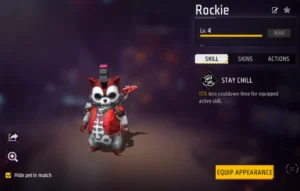 Free Fire Rocky Pet — Stay Chill Ability & Full Guide