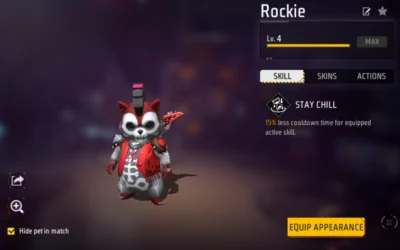 Free Fire Rocky Pet — Stay Chill Ability & Full Guide