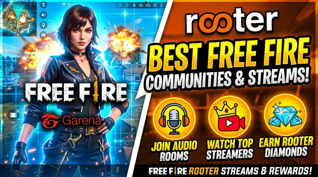 Best Free Fire Rooter Streams & Communities